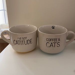 Set of two never before used mugs